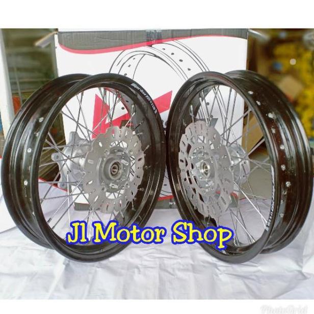 Paket Velg CRF 150 - Velg Supermoto Super Moto CRF 150 L Tromol Ori