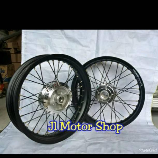 Sepaket Velg Thunder 125 Tromol Set Jari Jari Plus Rakit Free Cakram