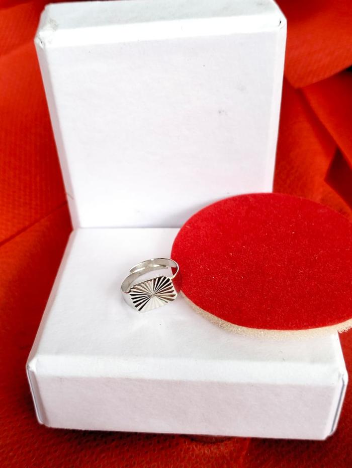 Cincin Bayi Emas Putih Asli Cincin Bayi Laki Laki Cincin Bayi Perempua