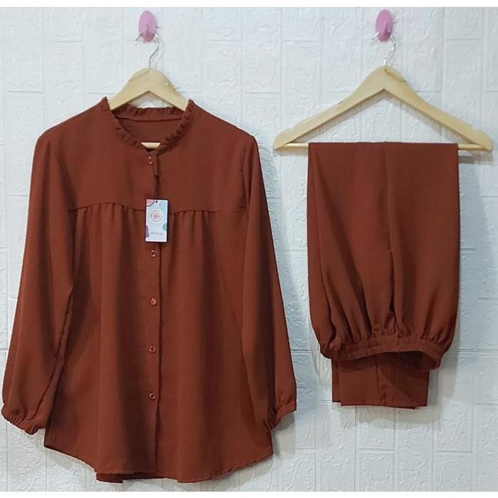 ONE SET RAYON CRINKLE AIRFLOW SETELAN // SETELAN RAYON CRINKLE