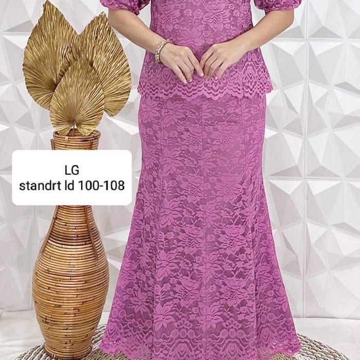 stelan rok brokat import