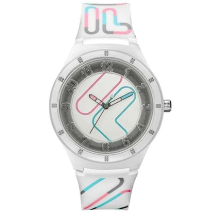 jam tangan original FILA 38-324-003 RUBBER PUTIH