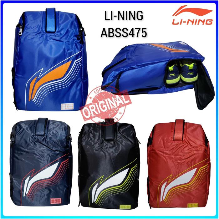 Tas Ransel Badminton Lining ABSS475 / ABSS 475 Backpack Original