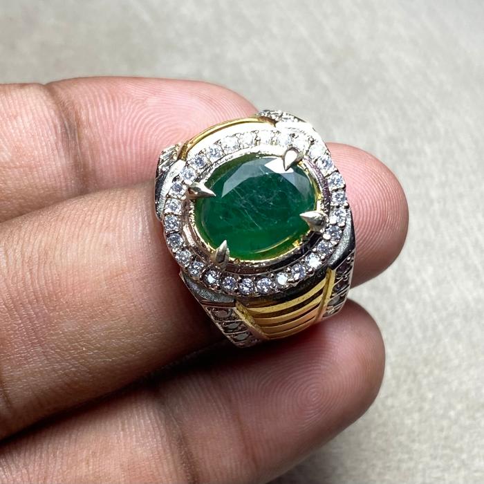 cincin zamrud colombia batu zamrud brazil zambian emerald jamrud