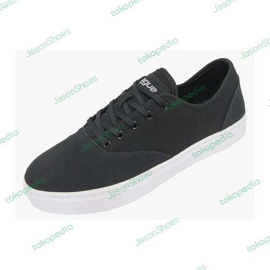 Sepatu League Hitam J Courier Sneakers Cowo Original Sepeda