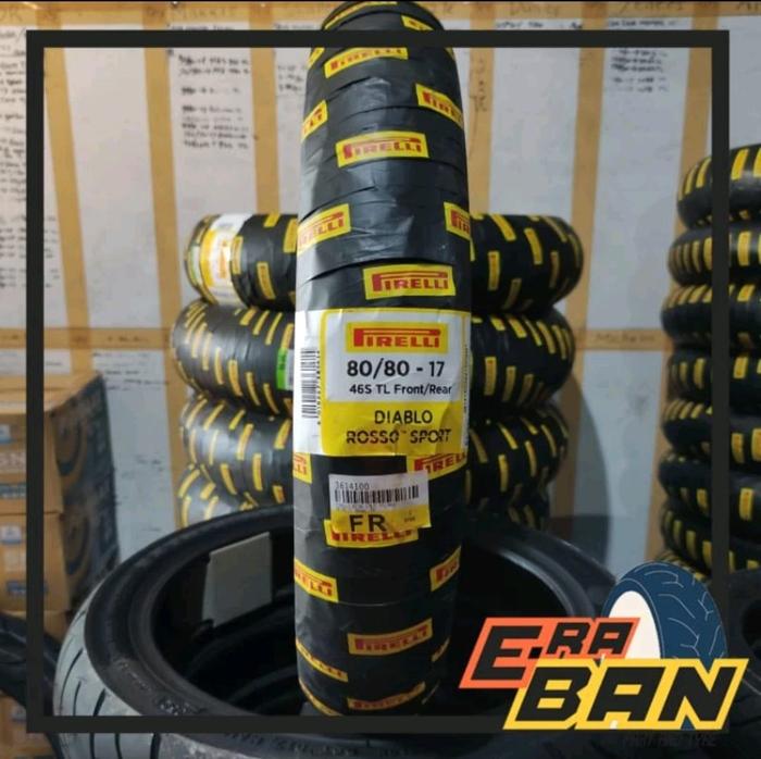 BAN PIRELLI DIABLO ROSSO SPORT 80 80 RING 17 TUBELESS MX KING SATRIA S