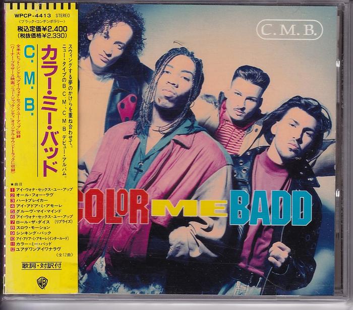 CD Color Me Badd - C.M.B JAPAN OBI JEPANG