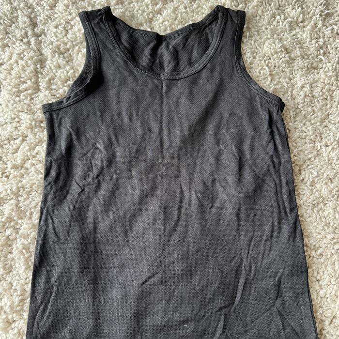 Kids sleeveless uniqlo airism black 110 singlet