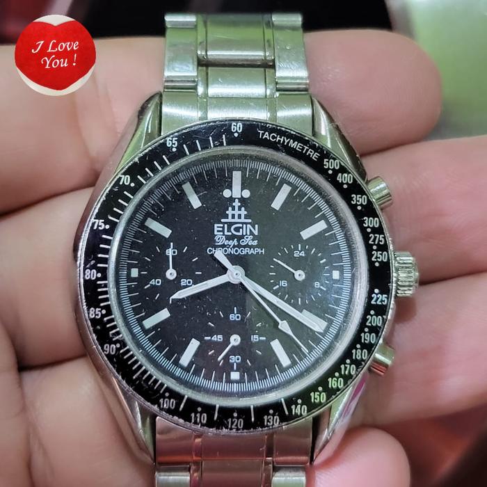 Elgin chronograf / fashion pria
