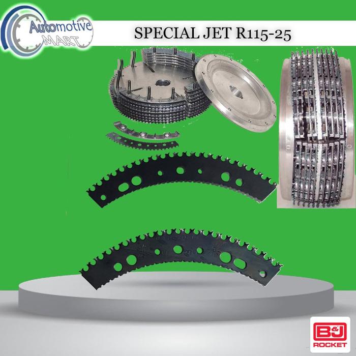 BJ Rocket Special Jet Blade R115-25 Pisau Buffing Vulkanisir isi 25pcs