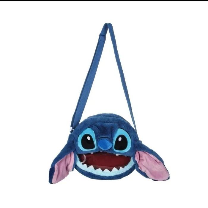 Tas Sling Disney Stitch face bag stitch