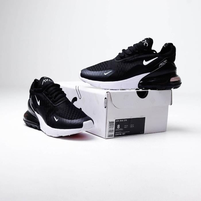 sepatu runing Air Max 270 Black White Red