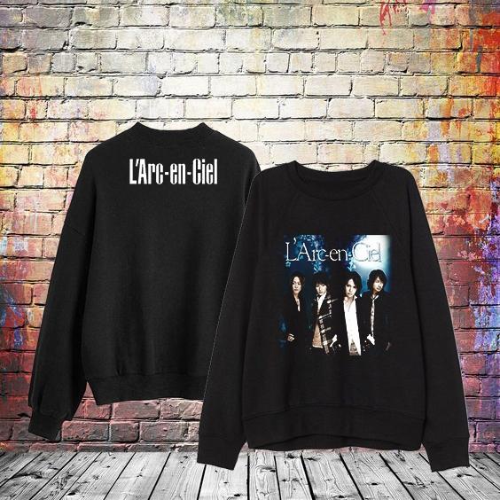 sweater crewneck band rock jepang Larc en ciel