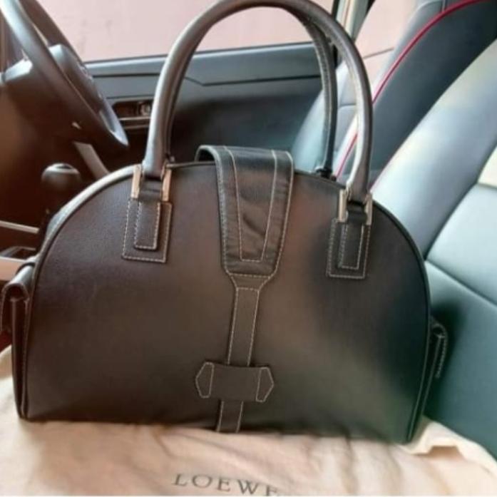 Second Tas branded LOEWE Hand bag Wanita Kulit