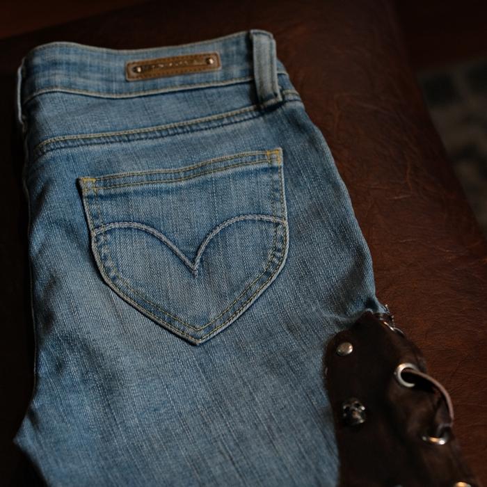 Levis Lady Vintage 80s Mix Leather Original