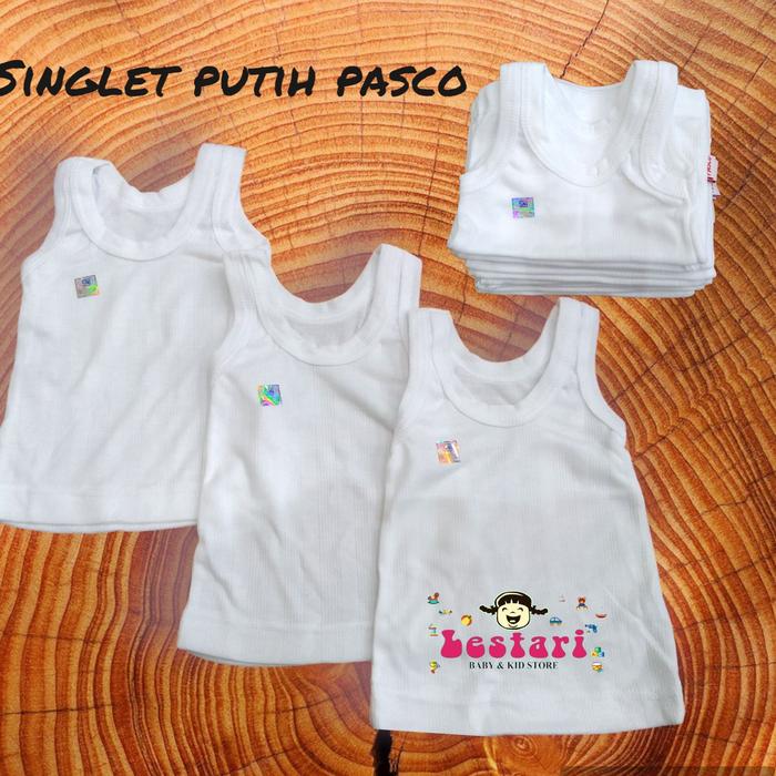 KAOS DALAM SINGLET PUTIH PASCO