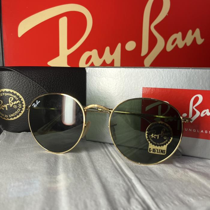 Sunglasses rayban round metal not levi’s, guess, oakley, armani,