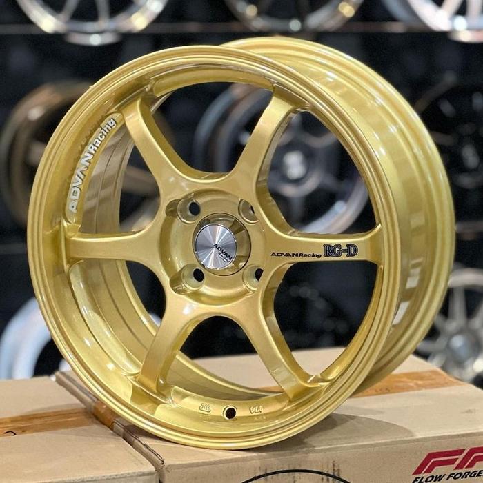 velg racing ADVAN RG D R15 lebar 6,5 ET 42 velg ring 15 mobilio ignis