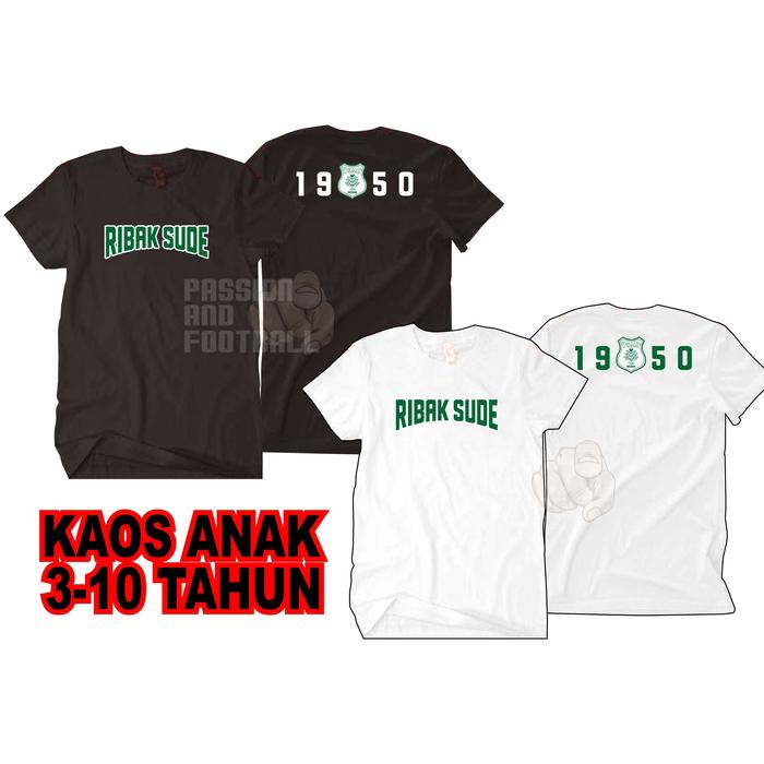 T-SHIRT KAOS ANAK RIBAK SUDE PSMS MEDAN 1950