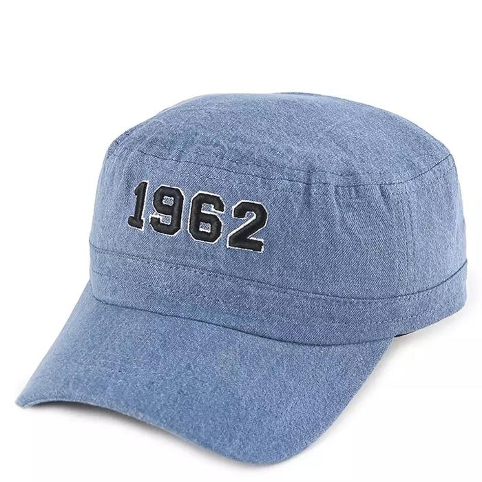 LOIS JEANS - TOPI CAP PRIA ORIGINAL - Denim Army Cap HDM325DB