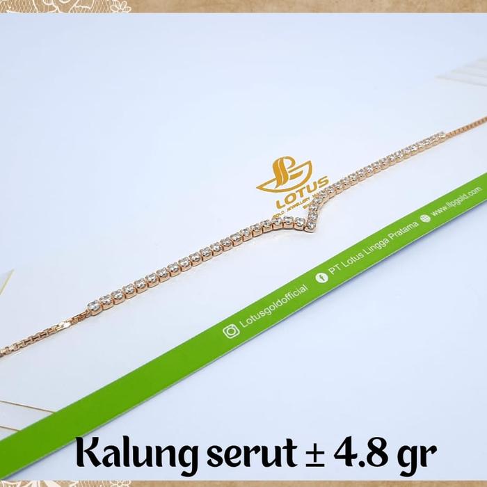 Kalung Emas  Asli Model aurel Terbaru Kadar 375