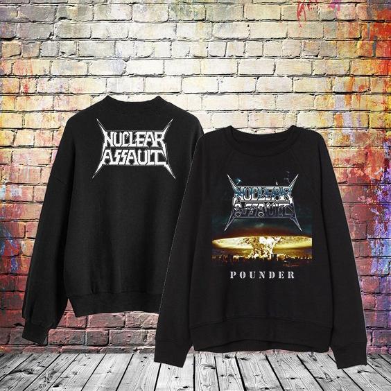 Sweater crewneck band Trash metal Nuclear assault