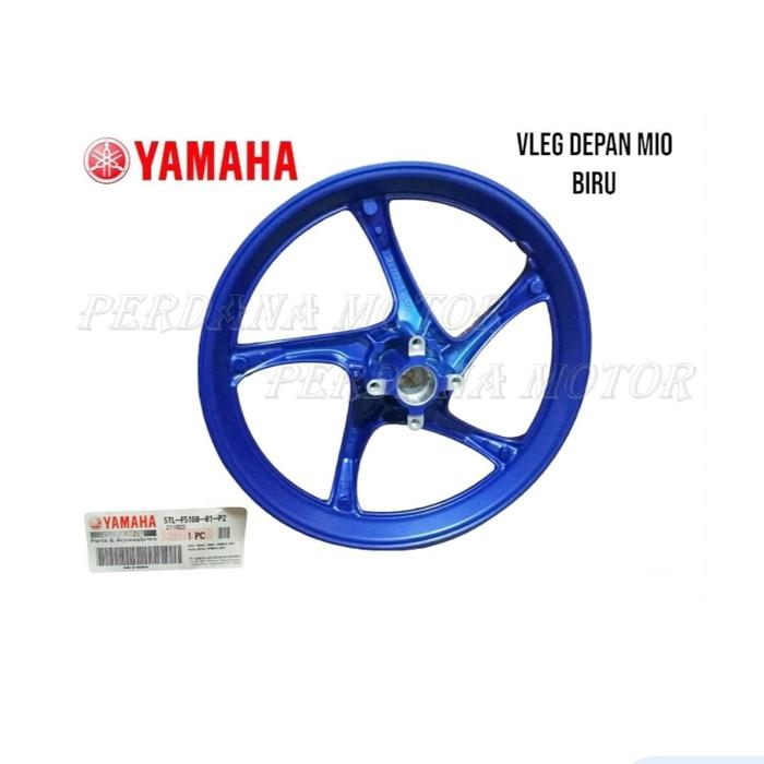 VELG DEPAN YAMAHA AEROX 125 BIRU ORIGINAL