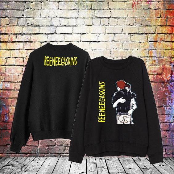 sweater crewneck band Rock Peewee Gaskins