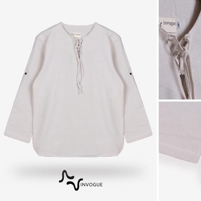 Terbaru KEMEJA N PRIA LENGAN PANJANG OVERSIZED JIWANA INVOGUE
