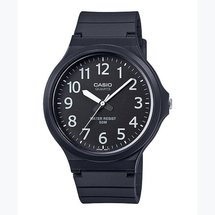 JamĀ TanganĀ Pria Jarum Analog CasioĀ OriginalĀ Mw2401b Garansi Resmi