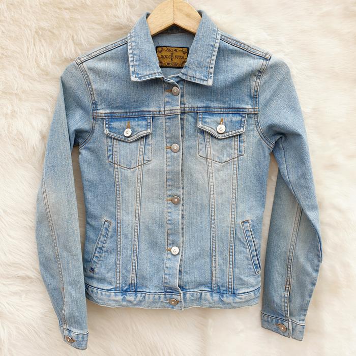 DOLCE VITA Jaket Denim Lengan Panjang Wanita