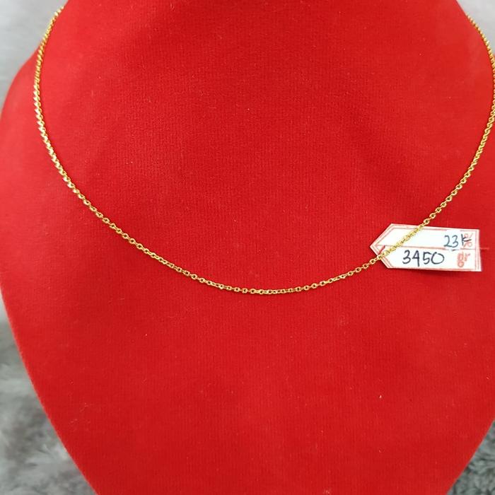 KL1024J370J kalung model vensi emas kuning asli 3.450gr 44,4cm 23k
