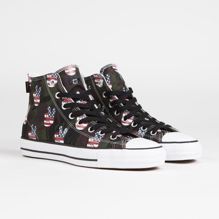 Converse CTAS Pro Hi Peace Camo Cypress Green BNIB Original A02413c