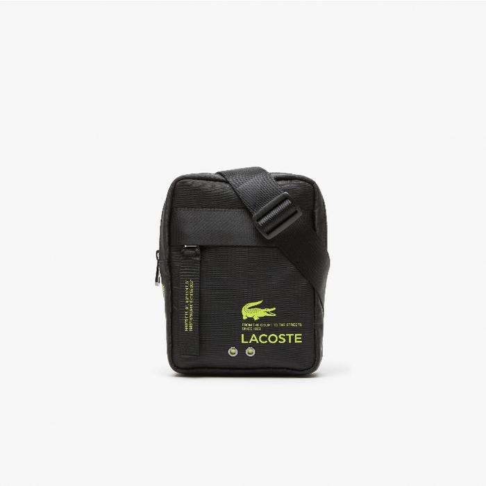 Tas Pria dan Wanita LACOSTE Vertical Zip ORIGINAL