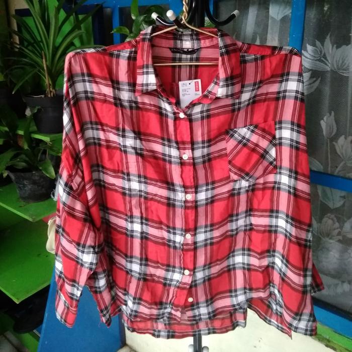 FLANEL UNISEX - KEMEJA FLANEL - FLANEL THRIFT - FLANEL - THRIFT MURAH