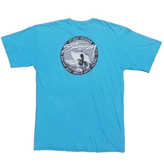 Stussy Baby Blue Tshirt kaos