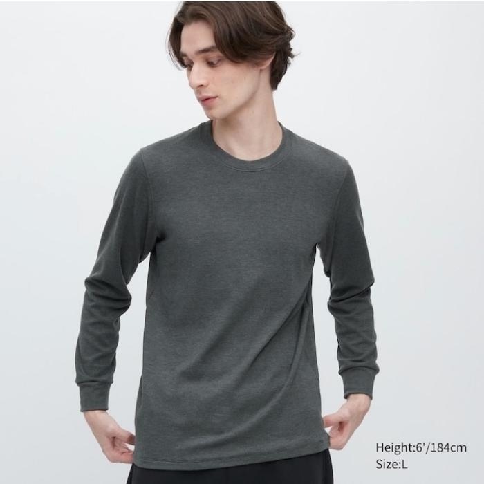 UNIQLO Heattech Ultra Warm Crew Neck Tshirt