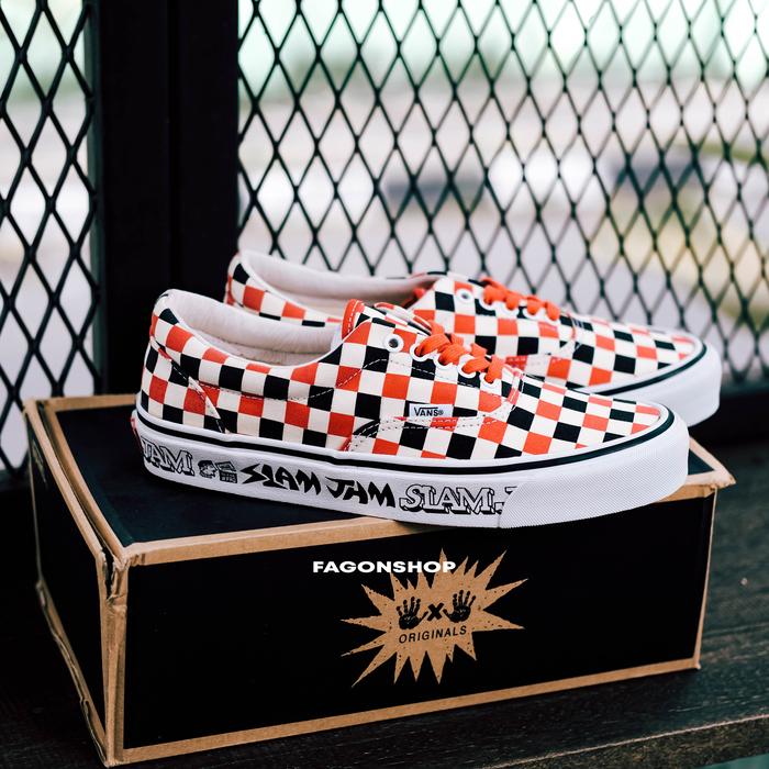 VANS ERA VAULT OG LX X SLAMJAM 5X5 WHITE BLACK ORIGINAL 100% BNIB