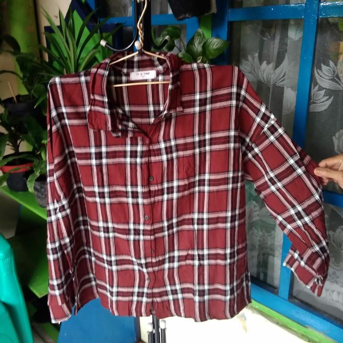 FLANEL - KEMEJA FLANEL -FLANEL THRIFT - KEMEJA UNISEX - THRIFT