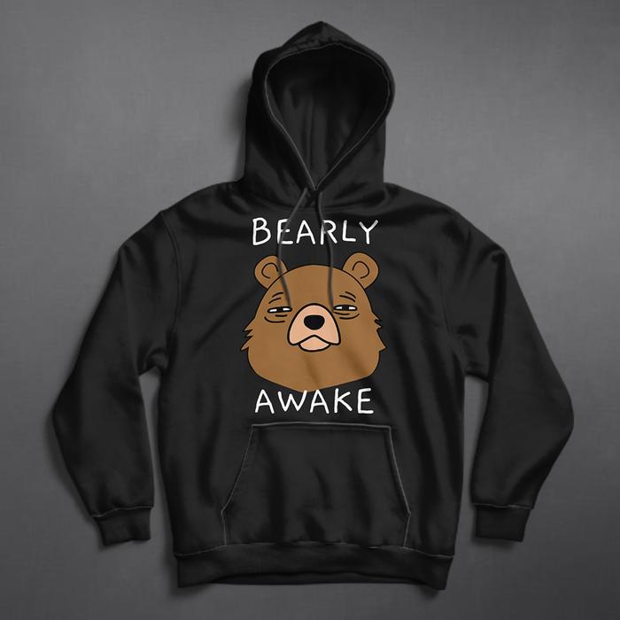 HOODIE - BEARLY AWAKE