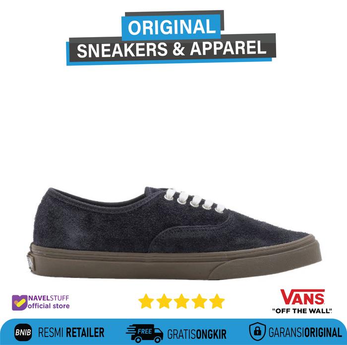VANS Authentic Hairy Suede Dark Navy Original Resmi BNIB (PT.Navya)