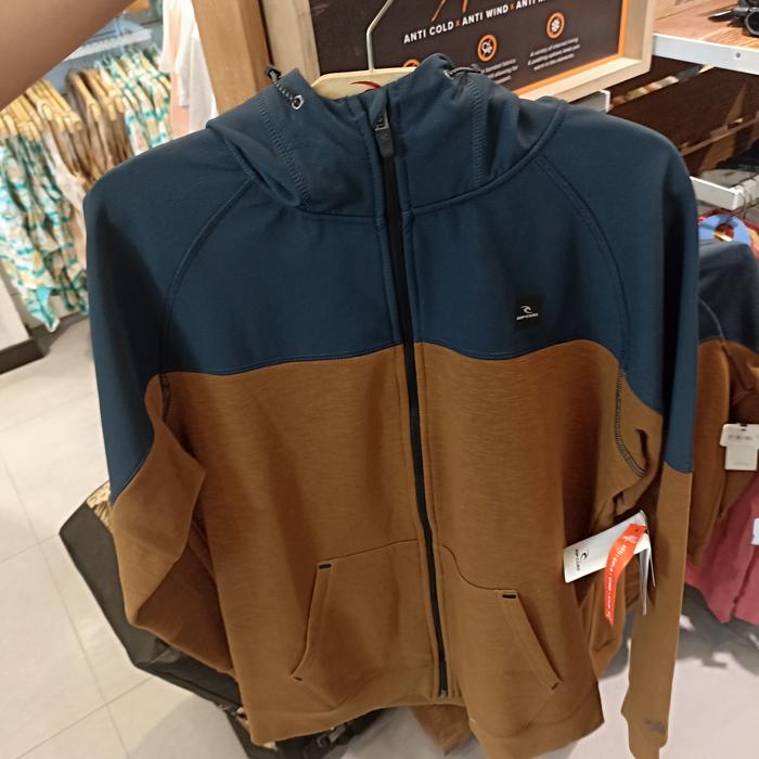 JAKET PRIA RIP CURL ORIGINAL ANTI SERIES VIRAL ZP HOOD