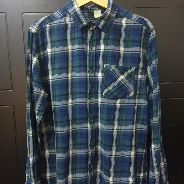 kemeja flanel 21 men L