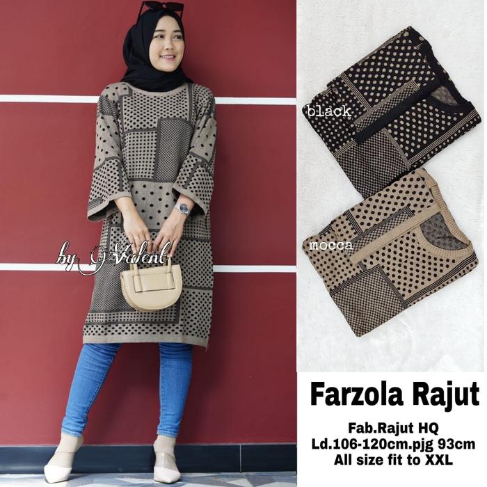 Farzola tunik atasan wanita baju hangout modis cantik kekinian new10/2