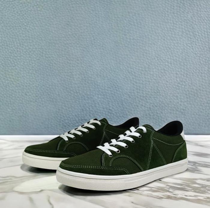 Sneakers Vans Green Casual Sunmori Pria Kaki Gemuk 39 40 41 42 43 44