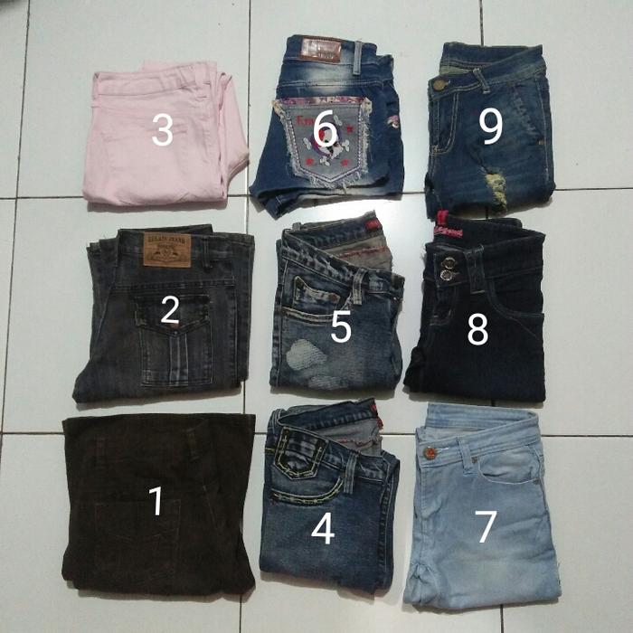 celana jeans wanita import second