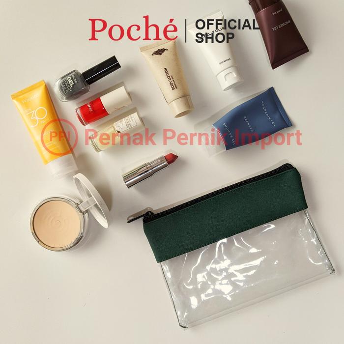 Dompet / Pouch Mika Transparan Untuk Masker