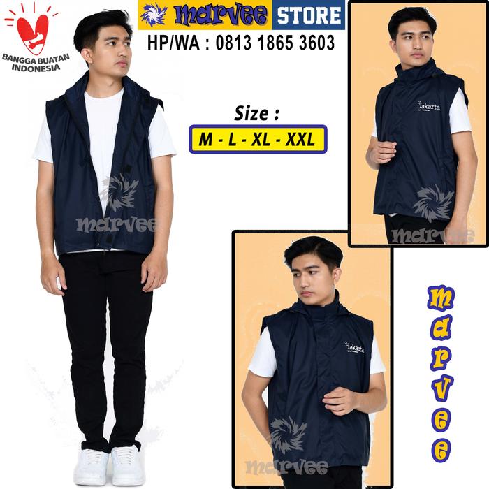 Rompi/Vest Bordir Jakarta Kota kolaborasi