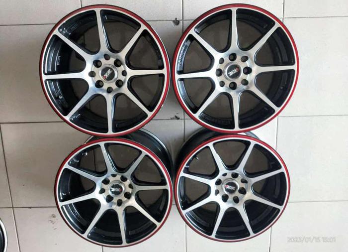 VELG MOBIL BEKAS RACING XXR RING 16 LEBAR 7/8 BAUT 8X100/114,3 ET35/25