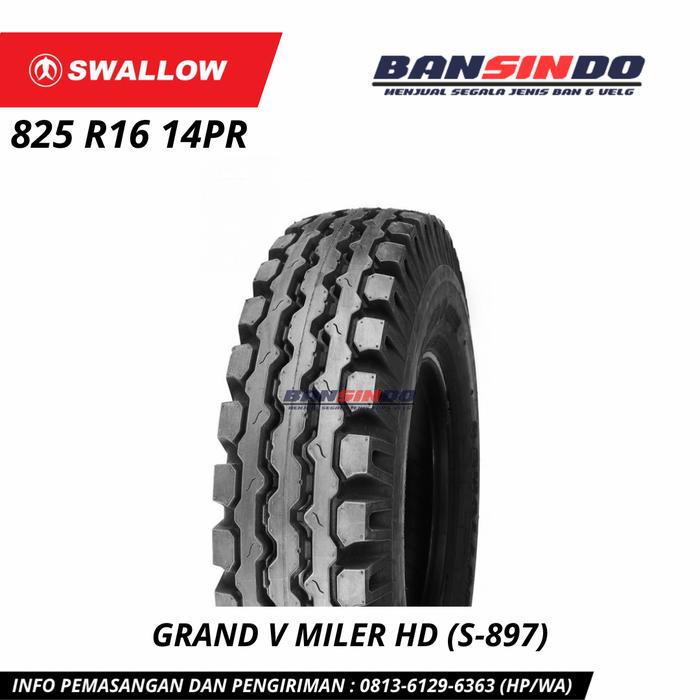 Ban Swallow Grand V Miler HD SK897 825 R16 ( 825-16 / 825 16 / 825.16)